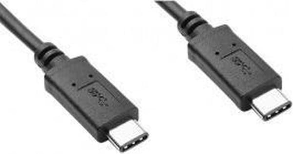 Goobay USB-C til USB-C kabel - USB3.0 - op til 20V/3A / sort - 1 meter