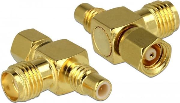 DeLOCK - RF-adapter - SMC (W) till SMA, SMC
