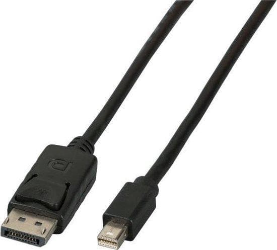 EFB Electronics - DisplayPort-kabel - Mini DisplayPort (M) til DisplayPort (M) - DisplayPort 1,2 - 2 m - Støbt, 4K-understøttelse - Sort (K5565SW.2)