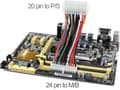 Miniatyrbillede 2 af 2: S-Impuls ATX 24-pin (m) - ATX 20-pin (v) strømkabel - 0,15 meter
