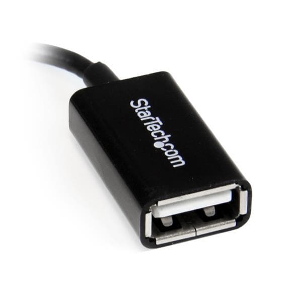 StarTech.com 12 cm højrevinklet Micro USB til USB OTG Host Adapter M/F