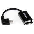 Miniatyrbillede 1 af 3: StarTech.com 12 cm højrevinklet Micro USB til USB OTG Host Adapter M/F