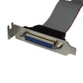 Miniatyrbillede 2 af 3: StarTech.com lavprofil IDC 26 (hun) til DB25 (hun) slotbeslag 40 cm - bundkort header ICD26 til parallelport DB25 beslag