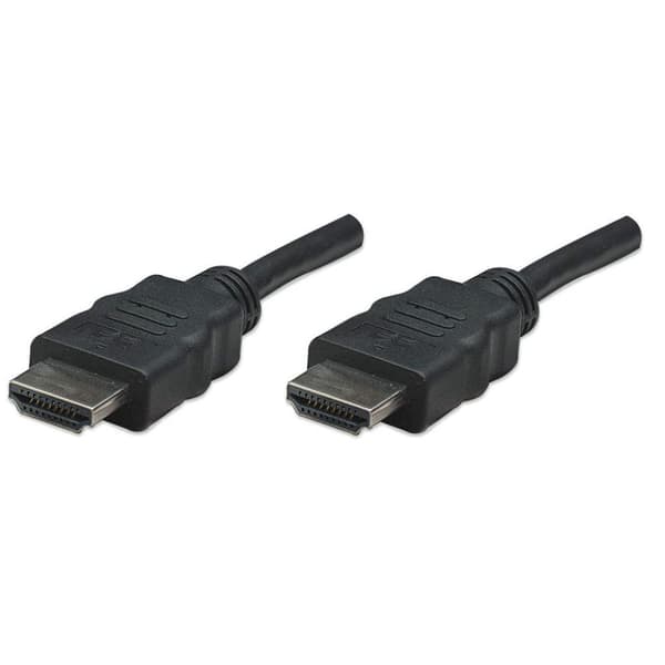 Manhattan High Speed HDMI-kabel - Video-/lydkabel - HDMI - 28 AWG - HDMI, 19-benet (M) - HDMI, 19-benet (M) - 7,5 m - skærmet - sort (308441)