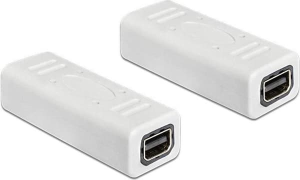 DeLOCK Mini DisplayPort-kobling - version 1.2 (4K 60 Hz) / hvid