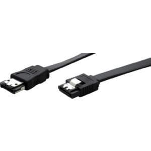 eSATA 300 högkvalitativ kabel, 7-stifts eSATA-kontakt till 7-stifts eSATA-kontakt, 0,5 m Högkvalitativ, skärmad datakabel för anslutning av externa SA