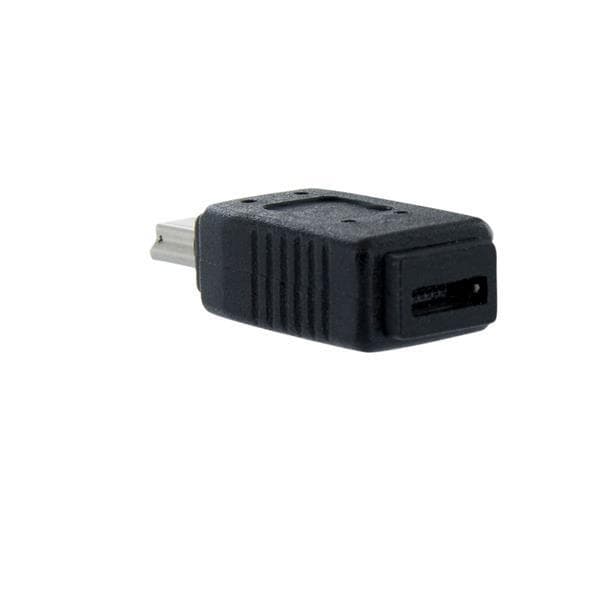 StarTech.com Micro USB till Mini USB2.0 Adapter - Hona/Hane - USB Adapter - 5-stift Micro USB Typ B (F) - Mini USB, Typ B (M) (USB/USB2.0) - Svart - f