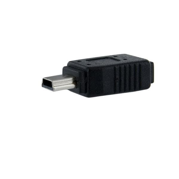 StarTech.com Micro USB till Mini USB2.0 Adapter - Hona/Hane - USB Adapter - 5-stift Micro USB Typ B (F) - Mini USB, Typ B (M) (USB/USB2.0) - Svart - f
