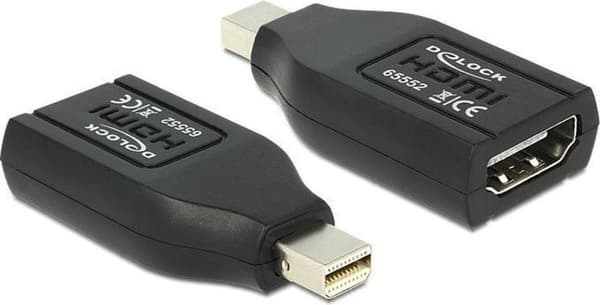 DeLOCK Premium Mini DisplayPort 1.1 til HDMI 1.3 adapter (Full HD 1080p) / sort