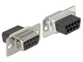 Miniatyrbillede 3 af 4: Delock 66164 Adapterkabel, Sub-D, 9-benet, Rj-45, Sort, Grå, Rustfrit Stål, Adapter til Kabler (Sub-D 9-benet, Rj-45, hanstik/hunstik, Sort, Grå, Rust