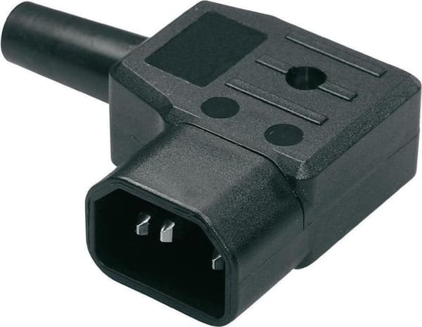Bachmann C14 stik - vinklet