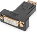 Pikkukuva 1 / 6: Digitus AK-340603-000-S DisplayPort / DVI-sovitin [1x DisplayPort-liitin - 1x DVI-liitäntä 24+5-napainen] Musta