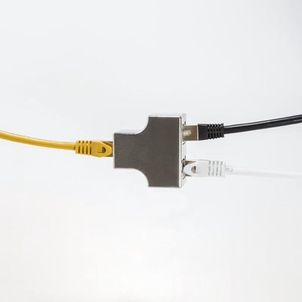 LogiLink MP0037 stik til kabler RJ-45 2 x RJ-45 Sølv