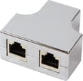 Miniatyrbillede 2 af 3: LogiLink MP0037 stik til kabler RJ-45 2 x RJ-45 Sølv
