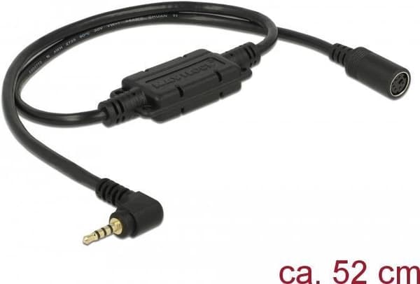 Navilock 62881 2,5 mm 4-stift MD6 Svart kabelgränssnitt/adapter (62881)