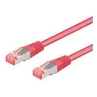 Wentronic goobay - netværkskabel - RJ-45 (M) til RJ-45 (M) - 1,5m - SFTP, PiMF - CAT 6a - halogenfri, støbt, uden krog - magenta (95604)