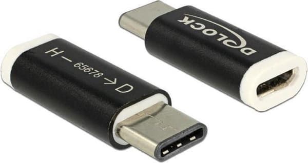 DeLOCK USB2.0-adapter USB-C (m) - Micro B Host (f)