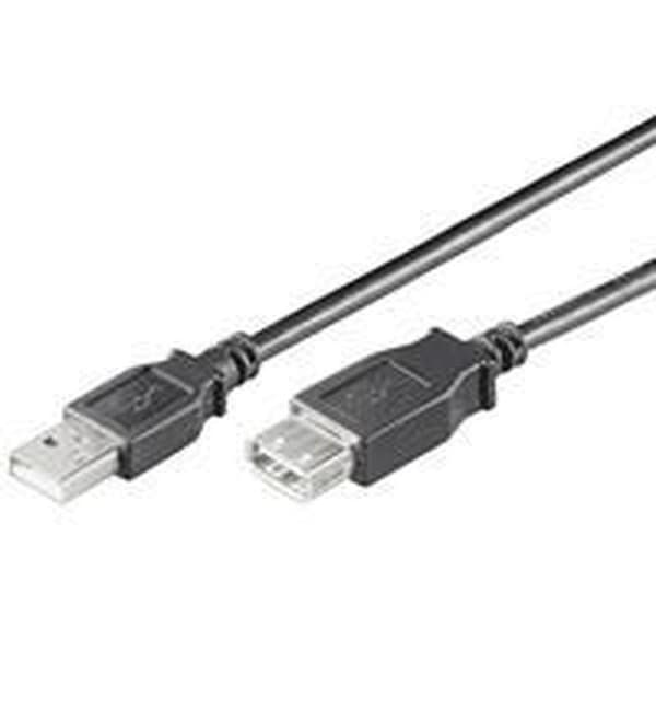 Goobay USB 2.0 AA 180 LC, 3m USB-kaapeli USB A Musta
