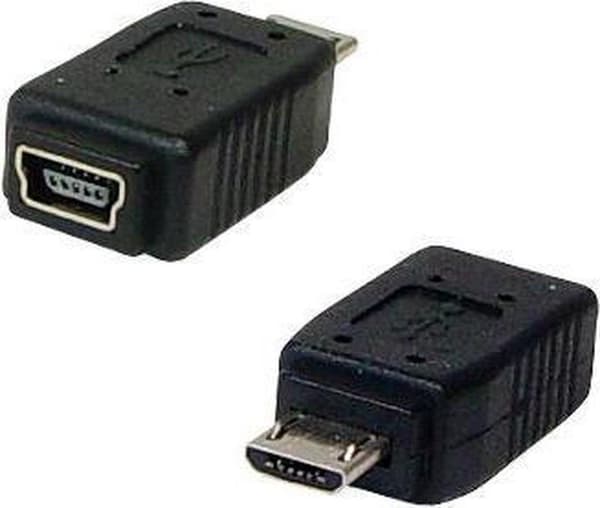 LogiLink kabeladaptere/reducere Adapter Mini USB hun til Micro USB han