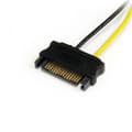 Miniatyrbillede 2 af 3: StarTech.com SATA strøm til 6 ben PCI Express grafikkort strømkabel - PCIe Y-kabel adapter - strøm kabel - 15 PIN SATA strøm - PCI Express strømforsyn