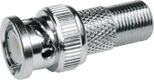 Telegärtner J01008A0023 J01008A0023 BNC-adapter BNC-stik - F-stik 1 stk.