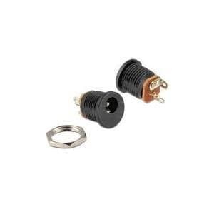 Delock-paneeliliitin DC 2,1 x 5,5 mm juotosversio (65503)
