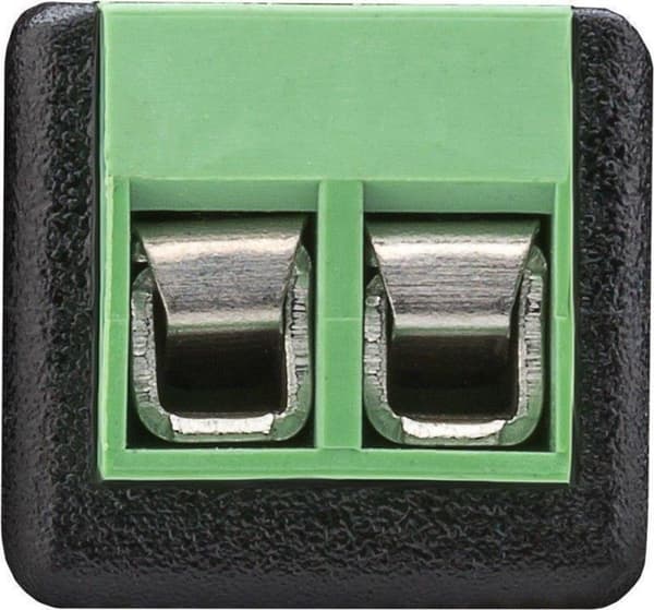 Goobay 76741 Kabelafstandsstykke 2-benet RCA Sort, Grøn
