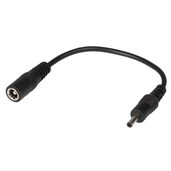 Lindy - Virtalähde - DC-liitäntä 5,5 mm (ID: 2,5 mm) (F) - DC-liitäntä 3,5 mm (ID: 1,3 mm) (M) (70262)