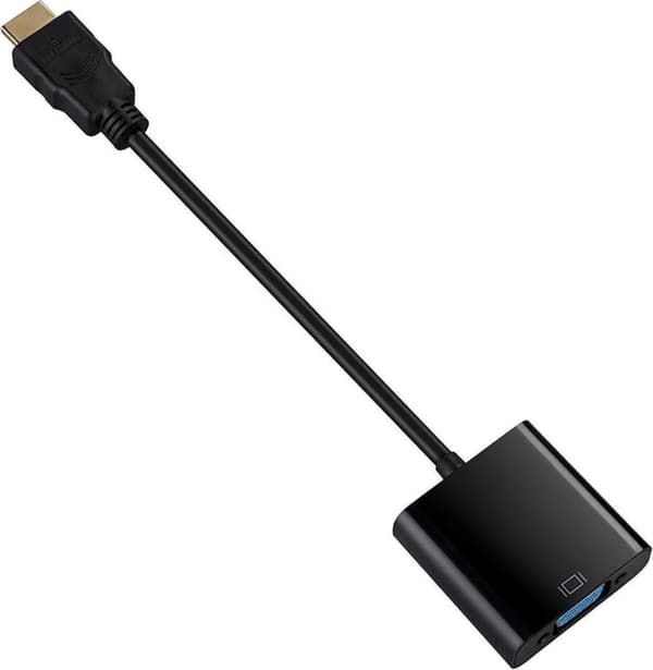 Gembird A-HDMI-VGA-04 videokabeladapter 0,15 m VGA (D-Sub) HDMI Typ A (Standard) Svart