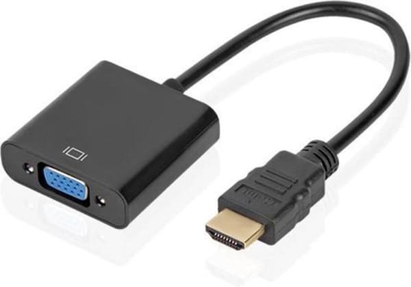 Gembird A-HDMI-VGA-04 videokabeladapter 0,15 m VGA (D-Sub) HDMI Typ A (Standard) Svart