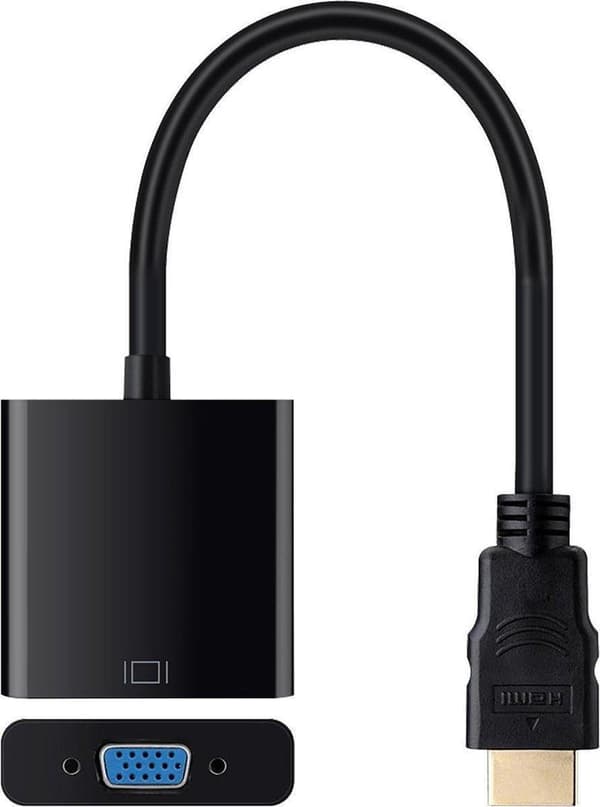 Gembird A-HDMI-VGA-04 videokaapelisovitin 0,15 m VGA (D-Sub) HDMI Type A (Standard) Musta