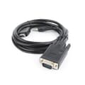 Miniatyrbillede 3 af 6: Gembird A-HDMI-VGA-03-10 videokabeladapter 3 m HDMI + 3,5 mm VGA (D-Sub) Sort