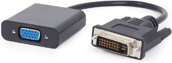 Gembird A-DVID-VGAF-01 videokabeladapter 0,2 m DVI-D VGA (D-Sub) Sort