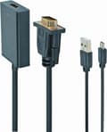 Pikkukuva 3 / 5: Gembird A-VGA-HDMI-01 videokaapelisovitin 0,15 m HDMI Type A (Standard) VGA (D-Sub) Musta