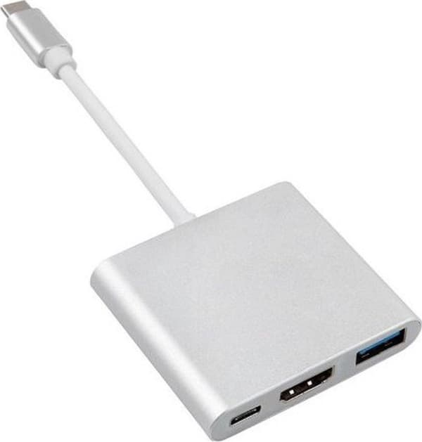 Maclean MCTV-840 USB-grafikadapter 4096 x 2304 pixels Sølv