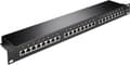 Miniatyrbillede 1 af 3: CAT6 Gigabit 19'' Patch Panel 1U med 24 porte - skærmet / sort