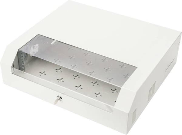 Digitus DN-19 04U-PB 19 tommer serverskab (BxHxD) 475 x 500 x 145 mm 3 U Grå-hvid (RAL 7035)