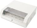 Miniatyrbillede 1 af 11: Digitus DN-19 04U-PB 19 tommer serverskab (BxHxD) 475 x 500 x 145 mm 3 U Grå-hvid (RAL 7035)