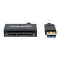 Miniatyrbild 3 av 4: Manhattan USB 3.2 Gen 1 (USB 3.0) Adapter [1x USB 3.2 Gen 1 kontakt A (USB 3.0) - 1x SATA kombinationskontakt 15+7-stift] hane