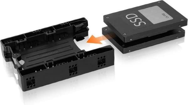Icy Dock EZ-Fit Lite MB290SP-B 2,5'' HDD/SSD kabinet Sort