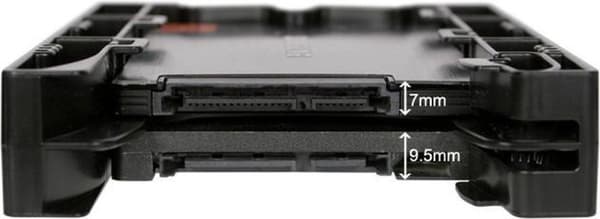 Icy Dock EZ-Fit Lite MB290SP-B 2,5'' HDD/SSD kabinet Sort