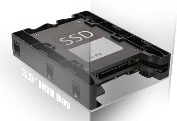 Icy Dock EZ-Fit Lite MB290SP-B 2,5'' HDD/SSD kabinet Sort