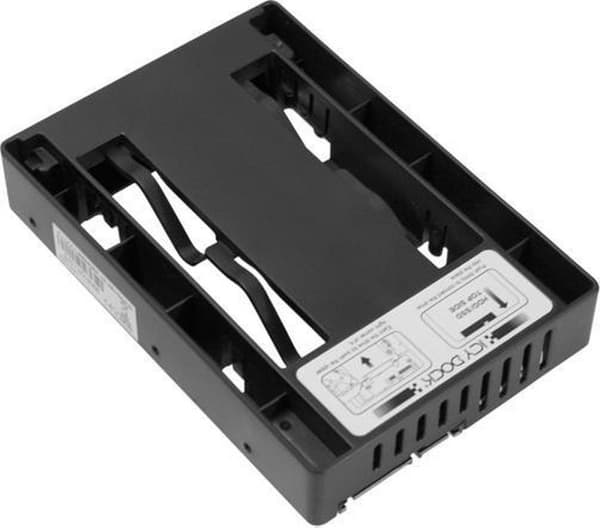 Icy Dock MB882SP-1S-3B drevbåspanel 8,89 cm (3,5'') Bærepanel Sort