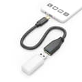 Miniatyrbillede 1 af 3: Hama USB Adapter Kabel OTG USB-C stik - USB-A Tilslutning 15 Cm Sort