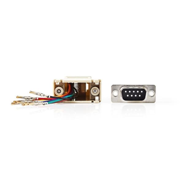 Nedis CCGP52820IV D-sub Adapter D-sub 9-stift hona - Rj45 (8p8c) hona elfenben
