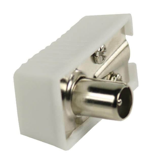 Valueline Vlsp40900w Vinklede Coax Connectors Coax Han Hvid
