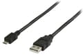 Miniatyrbild 1 av 3: Valueline Vlcp60500b05 Usb 2.0 Usb A Hane - Usb Micro B Hane Kabel 0,50 M Svart