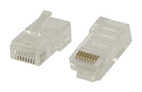 Valueline Vlcp89300t Rj45-stik til Solid Utp Cat 5-kabler