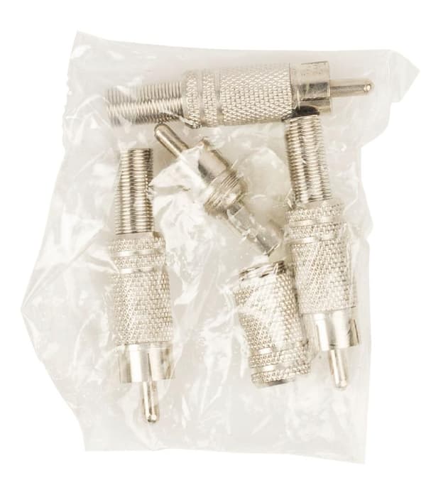 Valueline CC-010 Rca Plug + Prt. Metall Förgylld Röd