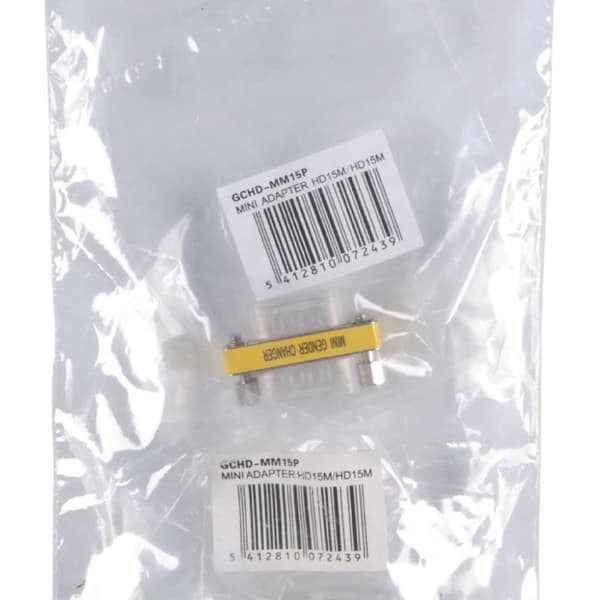 Valueline Gchd-mm15p Metal Mini Vga Adapter Hd15p han - Hd15p han